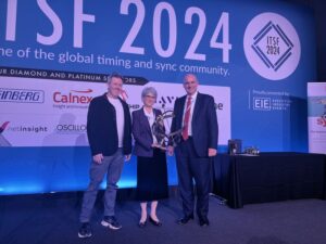 Patrizia Tavella receives ITSF 2024 TimeLord award